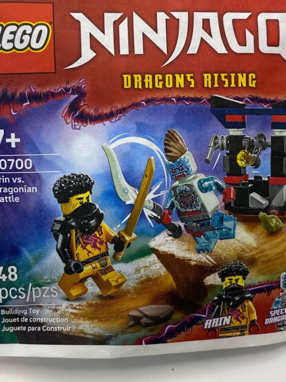 2 LEGO Ninjago Dragons Rising 30700 Arin Vs. Dragonian Battle 48-Piece Building - Picture 2 of 8